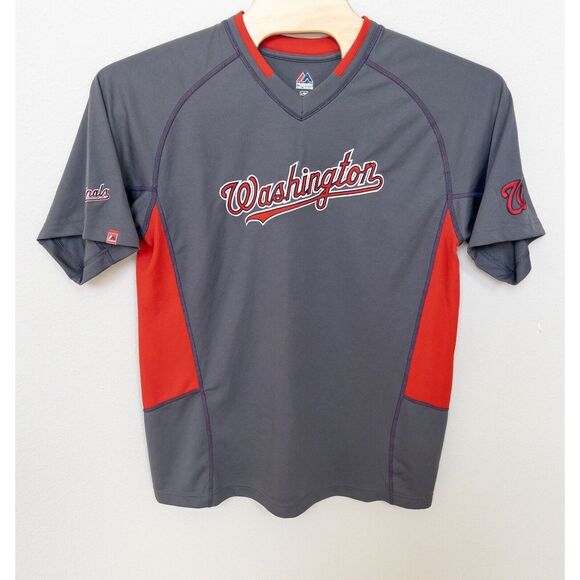 Majestic Other - Majestic Stitched Washington National Jersey Mens Size Large